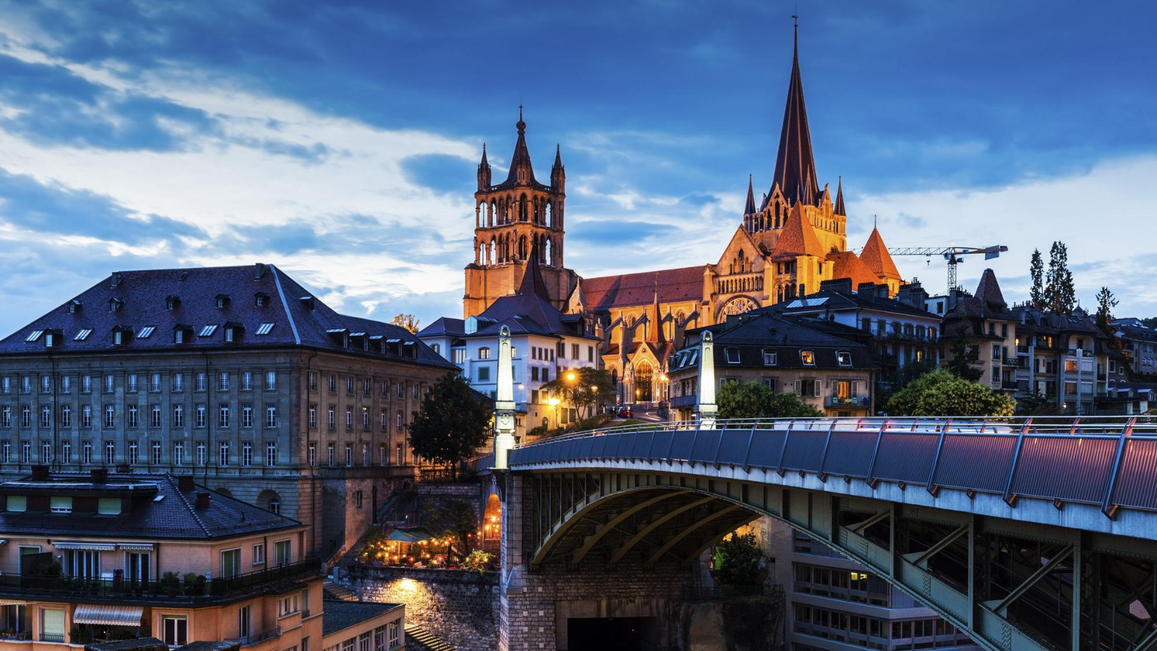 Placeholder view of the city of Lausanne.
